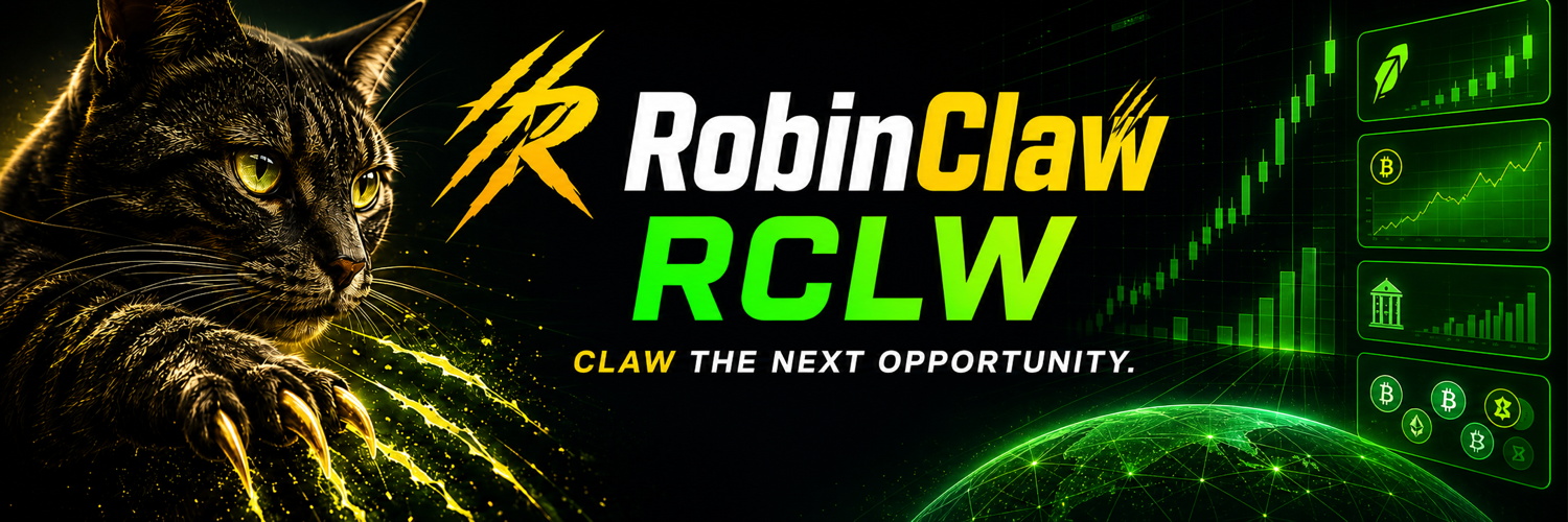 RobinClaw RCLW crypto banner